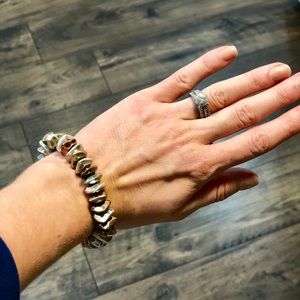 Tri-colored Metal Bracelet!